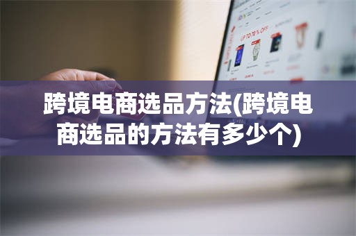 跨境电商选品方法(跨境电商选品的方法有多少个)