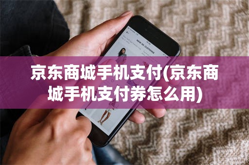 京东商城手机支付(京东商城手机支付券怎么用)