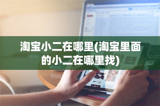 淘宝小二在哪里(淘宝里面的小二在哪里找)