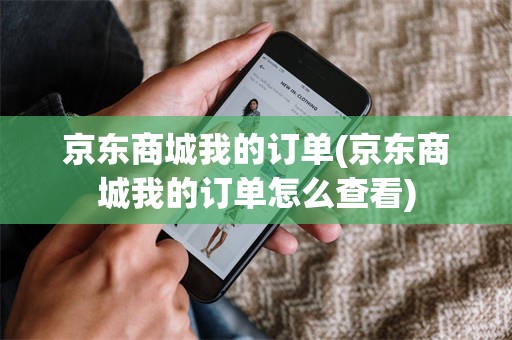 京东商城我的订单(京东商城我的订单怎么查看)