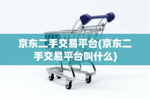 京东二手交易平台(京东二手交易平台叫什么)