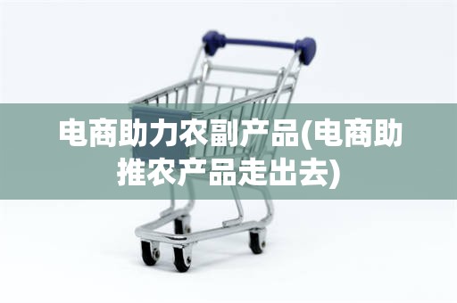 电商助力农副产品(电商助推农产品走出去)