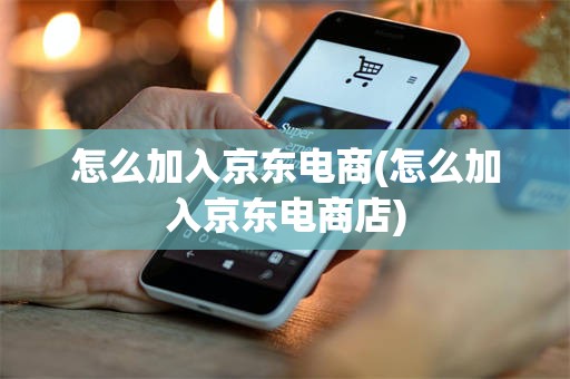 怎么加入京东电商(怎么加入京东电商店)