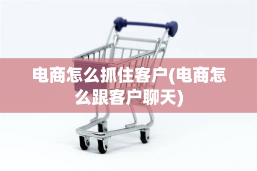 电商怎么抓住客户(电商怎么跟客户聊天)