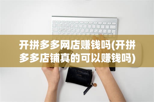 开拼多多网店赚钱吗(开拼多多店铺真的可以赚钱吗)
