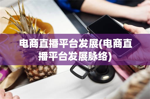 电商直播平台发展(电商直播平台发展脉络)