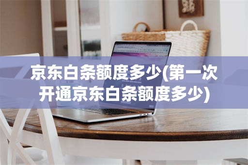 京东白条额度多少(第一次开通京东白条额度多少)