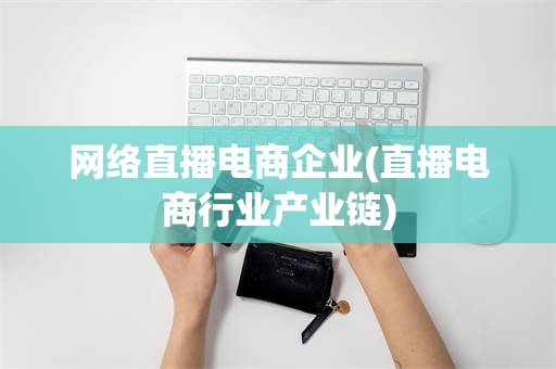 网络直播电商企业(直播电商行业产业链)