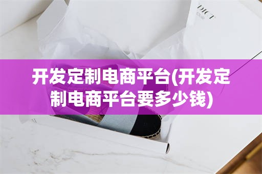 开发定制电商平台(开发定制电商平台要多少钱)