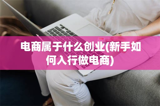电商属于什么创业(新手如何入行做电商)