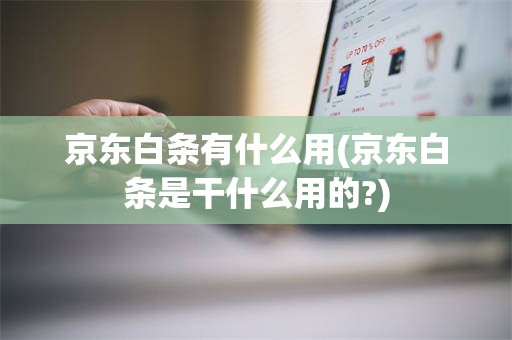 京东白条有什么用(京东白条是干什么用的?)