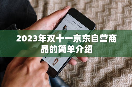 2023年双十一京东自营商品的简单介绍