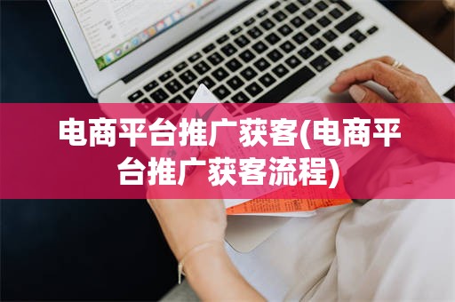 电商平台推广获客(电商平台推广获客流程)
