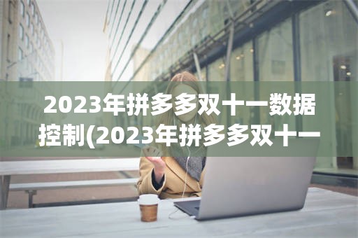 2023年拼多多双十一数据控制(2023年拼多多双十一什么时候开始)
