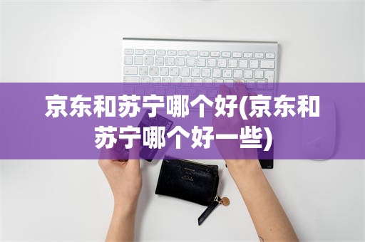 京东和苏宁哪个好(京东和苏宁哪个好一些)