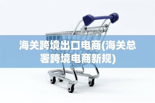 海关跨境出口电商(海关总署跨境电商新规)