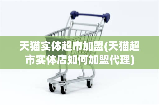 天猫实体超市加盟(天猫超市实体店如何加盟代理)