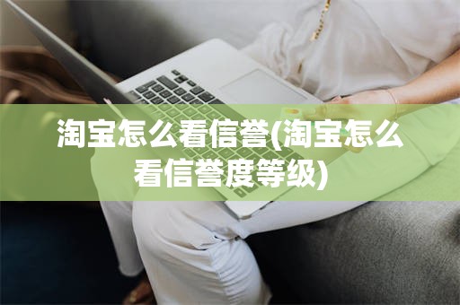 淘宝怎么看信誉(淘宝怎么看信誉度等级)