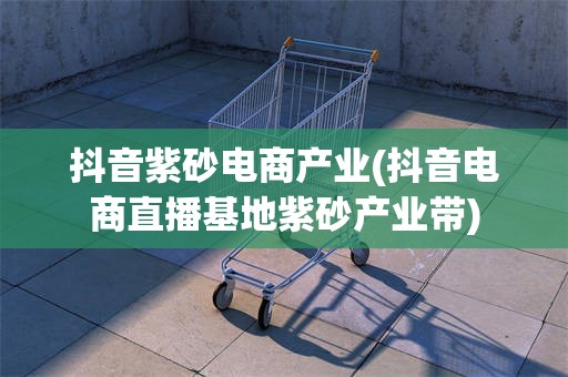 抖音紫砂电商产业(抖音电商直播基地紫砂产业带)