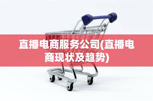 直播电商服务公司(直播电商现状及趋势)