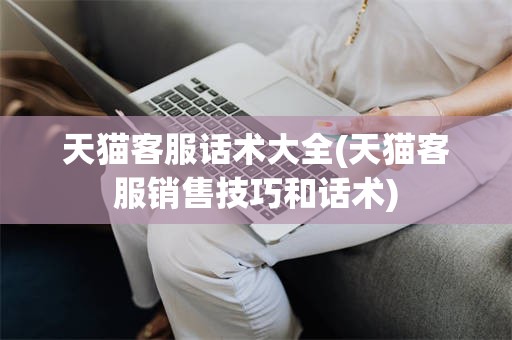 天猫客服话术大全(天猫客服销售技巧和话术)