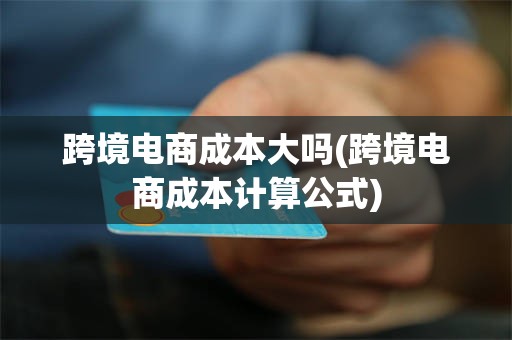 跨境电商成本大吗(跨境电商成本计算公式)