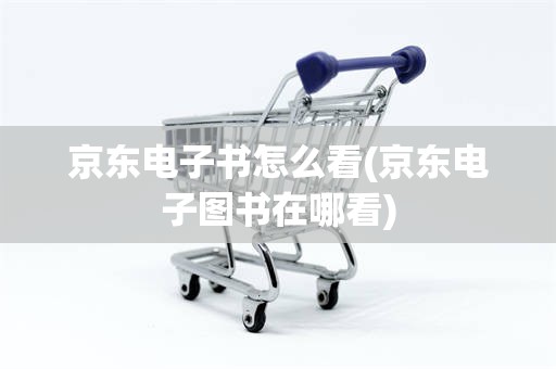 京东电子书怎么看(京东电子图书在哪看)