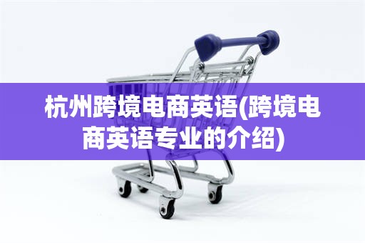 杭州跨境电商英语(跨境电商英语专业的介绍)