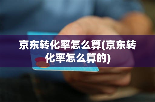京东转化率怎么算(京东转化率怎么算的)