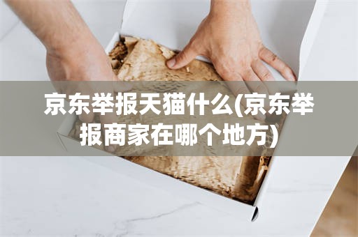 京东举报天猫什么(京东举报商家在哪个地方)
