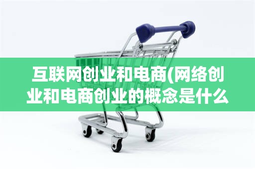 互联网创业和电商(网络创业和电商创业的概念是什么)