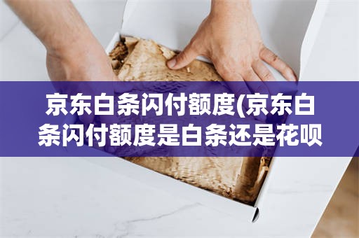 京东白条闪付额度(京东白条闪付额度是白条还是花呗)