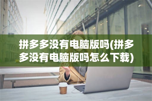 拼多多没有电脑版吗(拼多多没有电脑版吗怎么下载)
