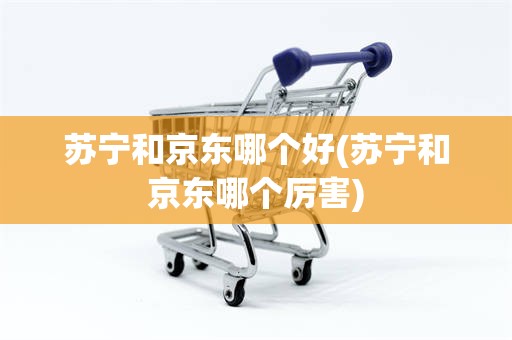 苏宁和京东哪个好(苏宁和京东哪个厉害)