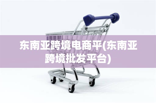 东南亚跨境电商平(东南亚跨境批发平台)