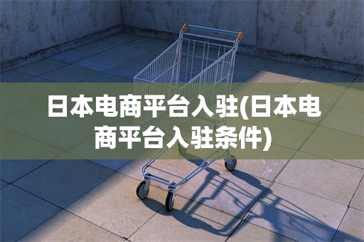 日本电商平台入驻(日本电商平台入驻条件)
