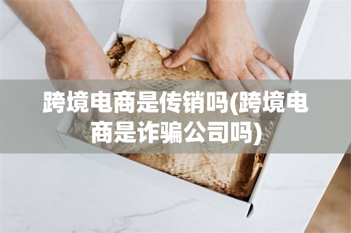 跨境电商是传销吗(跨境电商是诈骗公司吗)