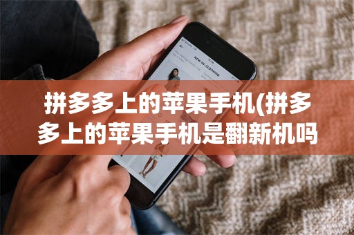拼多多上的苹果手机(拼多多上的苹果手机是翻新机吗)
