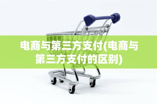电商与第三方支付(电商与第三方支付的区别)