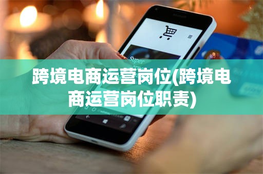 跨境电商运营岗位(跨境电商运营岗位职责)