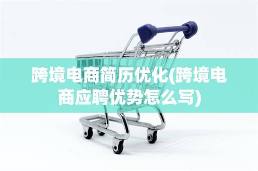 跨境电商简历优化(跨境电商应聘优势怎么写)