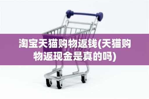 淘宝天猫购物返钱(天猫购物返现金是真的吗)