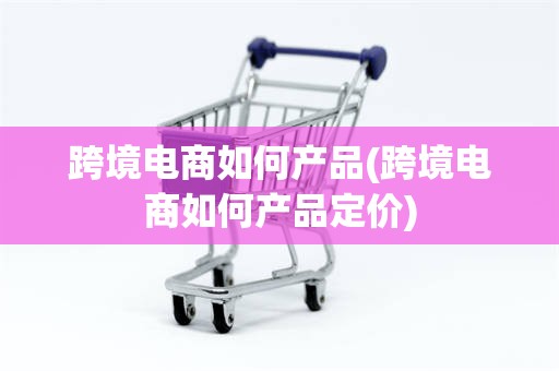 跨境电商如何产品(跨境电商如何产品定价)
