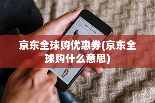 京东全球购优惠券(京东全球购什么意思)