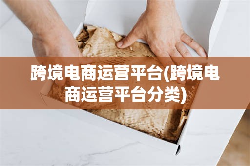 跨境电商运营平台(跨境电商运营平台分类)