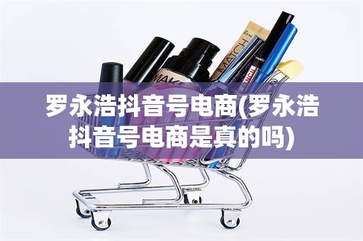 罗永浩抖音号电商(罗永浩抖音号电商是真的吗)