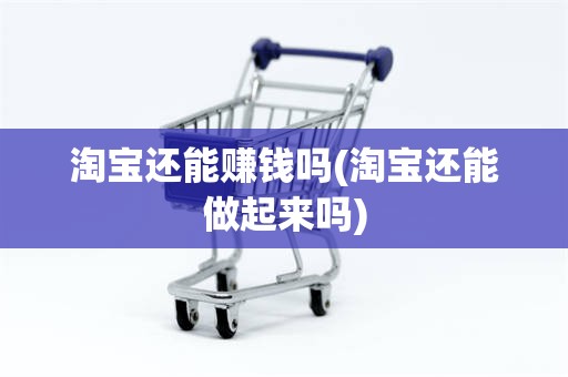 淘宝还能赚钱吗(淘宝还能做起来吗)