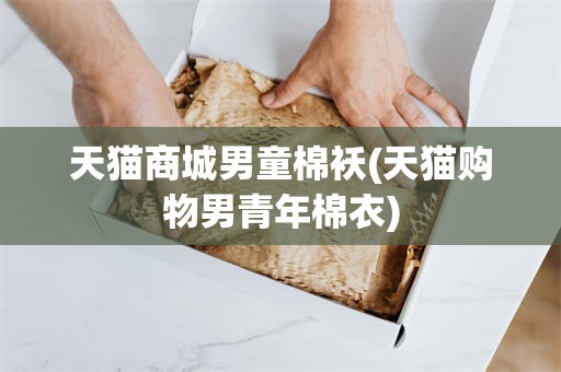 天猫商城男童棉袄(天猫购物男青年棉衣)