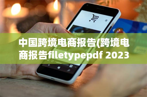 中国跨境电商报告(跨境电商报告filetypepdf 20232024)