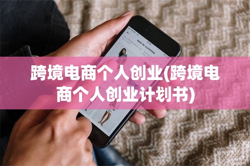 跨境电商个人创业(跨境电商个人创业计划书)